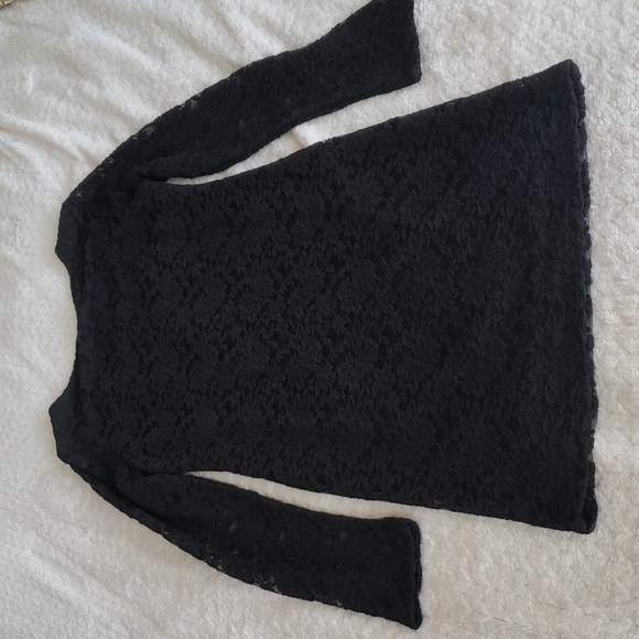 Black Lace Dress, Size Med - Picture 8 of 9